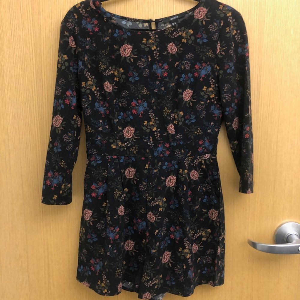 Forever 21 Floral Romper